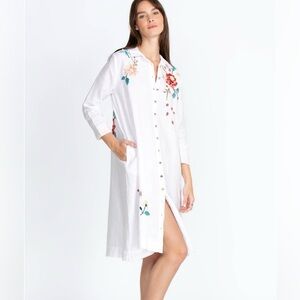 johnny was white embroidered dress Johnny Was main image 1